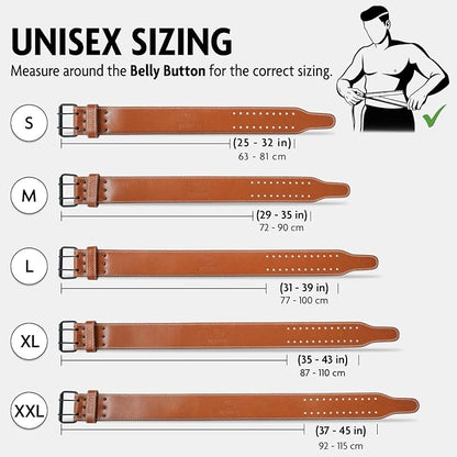 DMoose Fitness Weight Lifting Belt for Men and 5mm Thick