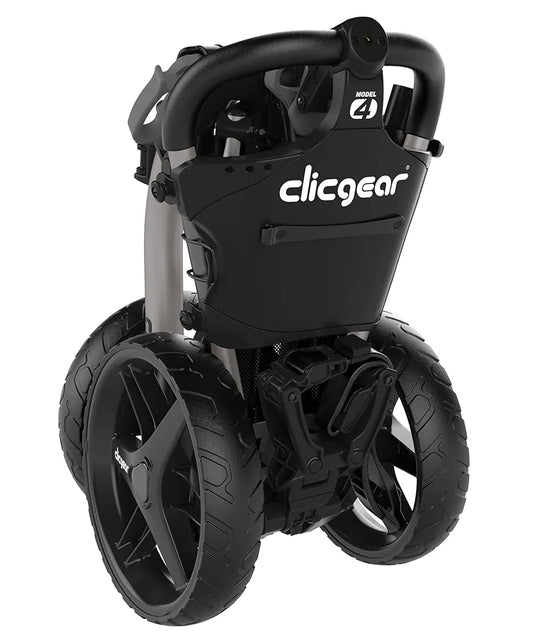 Clicgear Model 4.0 Golf Push Cart, 3-Wheel Foldable Walking Golf Cart