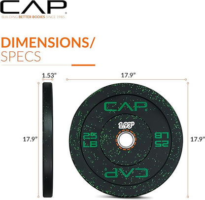CAP Barbell Rubber Olympic Bumper Plate
