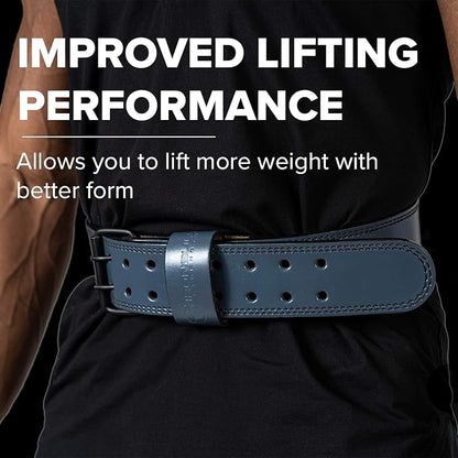 7mm Leather Weight Lifting Belt (IPF 4" to 2â€ Tapered