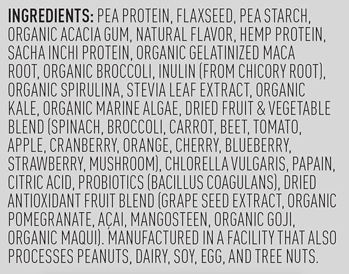 Vega One All-In-One Nutrition Shake Coconut Almond (20 servings) - Plant Based Vegan Protein Powder, Non Dairy, Gluten Free, Non GMO, 29.4 Ounce (Pack of 1)