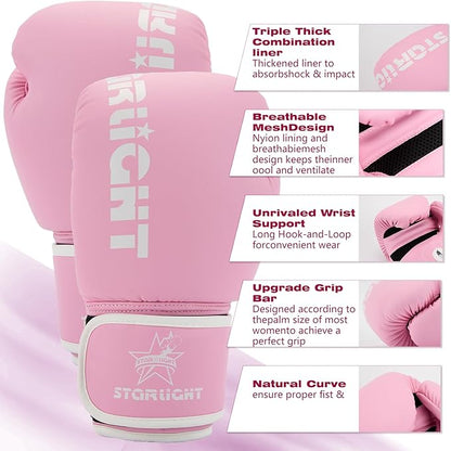 Boxing Gloves for Men Women, Sparring Training Punching MMA Kickboxing Boxing Gloves, Heavy Bag Workout Gloves for Boxing, Kickboxing, Muay Thai, MMA
