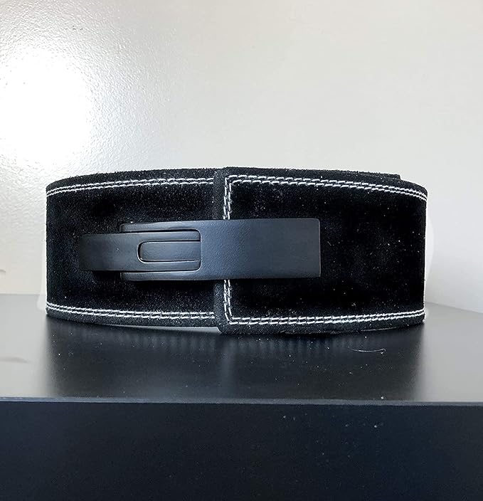 Arsa Fitness Weightlifting Adjustable Lever Belt for Men 10MM Thickness 4" Width