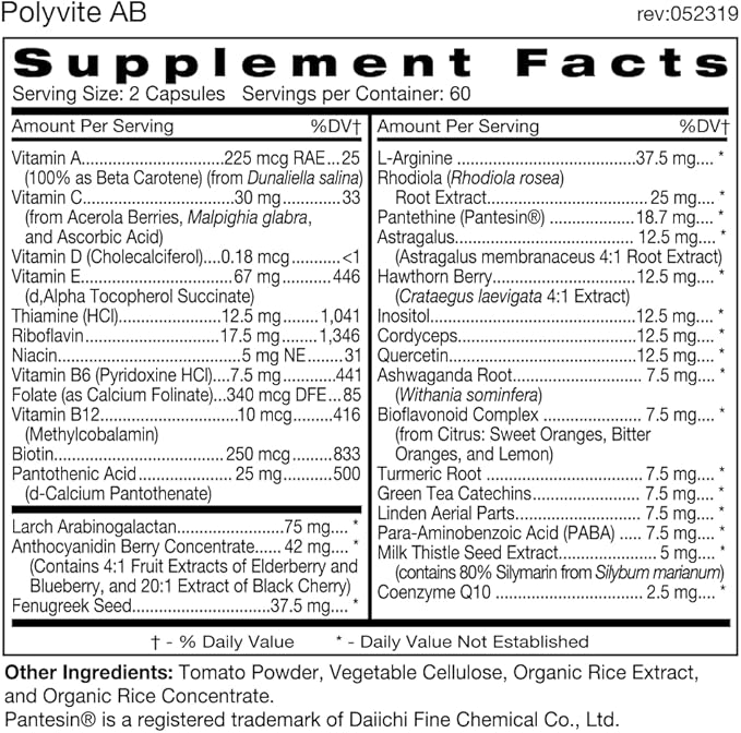 D'Adamo Personalized Nutrition - Optimal Health Stack (Blood Type AB)