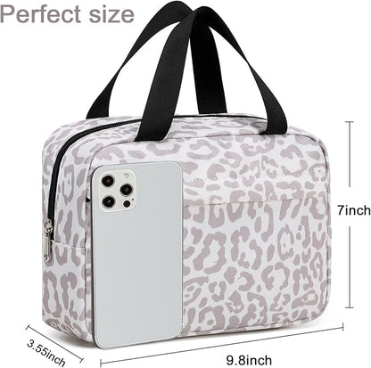 Makeup Bag for Women Cosmetic Bag Large Make Up Organizer Travel Toiletry Bags Waterproof Zipper Tote Pouch Purse for Girls