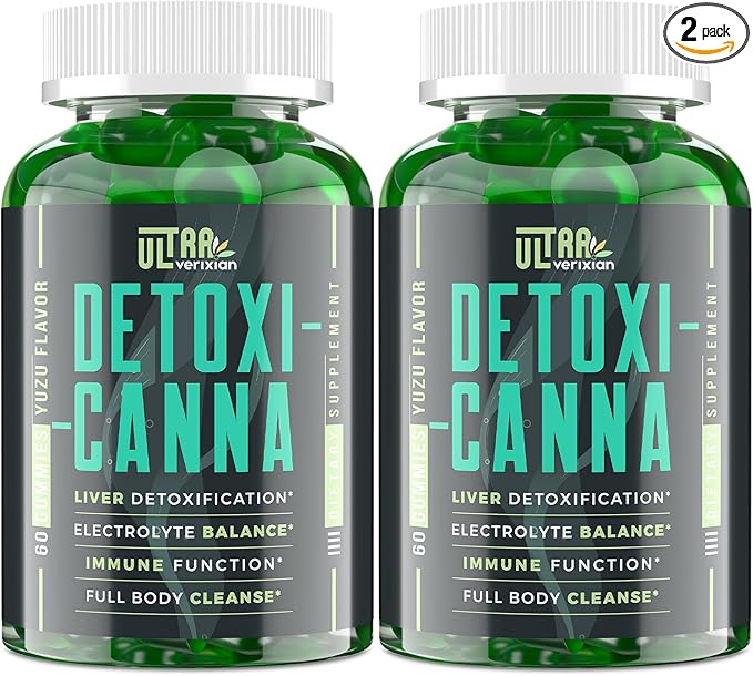 Detox Cleanse Gummies - Liver, Gut, Kidney Cleanse Detox & Repair, Rapid & Effective Full Body Cleanse Best for Women and Men with Milk Thistle - Natural Plant-Based Detox Supplement, 120 Gummies