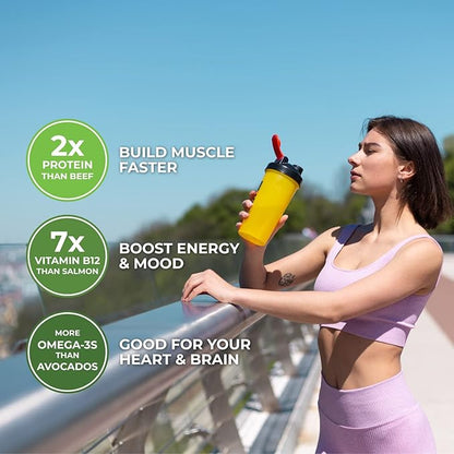 Mighty Cricket Protein Powder. 20g Clean Prebiotic Cricket Protein. No Sugar, Low Carbs, Gluten & Dairy Free. Keto & Paleo, 100% Natural Ingredients. Vanilla, 2 lb (Pack of 2)