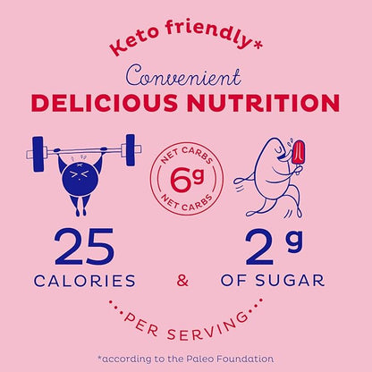 KOS Reds Superfood Powder for Antioxidants - USDA Certified Organic Beet Root, Goji Berries, Acai, Pomegranate, Coconut Water & Digestion Enzymes- Goji Berry Popsicle Flavor Juice Mix - 28 Servings