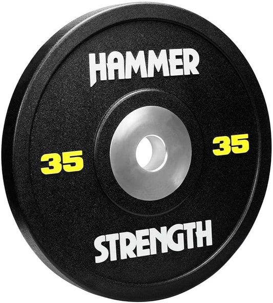 Hammer Strength 35Lb Black Urethane Bumper Plate