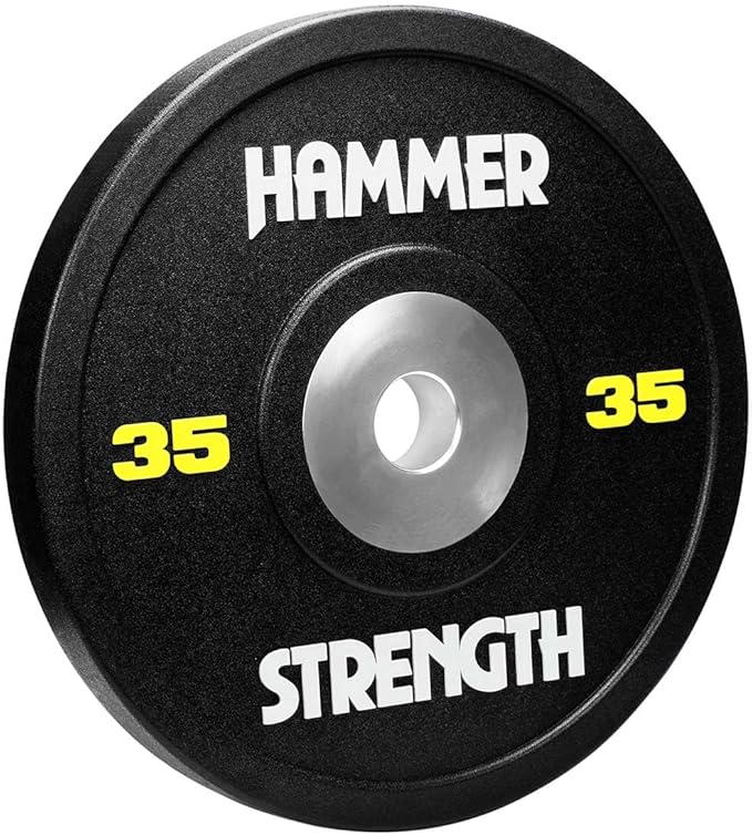 Hammer Strength 35Lb Black Urethane Bumper Plate