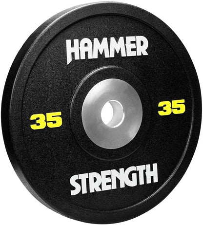Hammer Strength 35Lb Black Urethane Bumper Plate