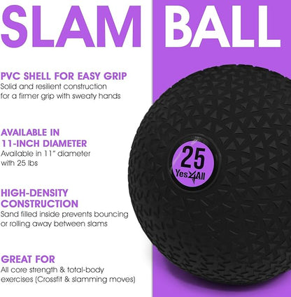 Yes4All Slam Ball 25lbs -