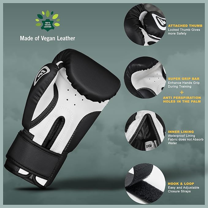 Farabi Sports Kids Boxing Gloves 4, 6, 8-oz Boxing Gloves for Kids Junior Boxing Gloves Youth Boxing Gloves Boys and Girls Boxing Training Gloves for MMA Muay Thai & Punching Bag