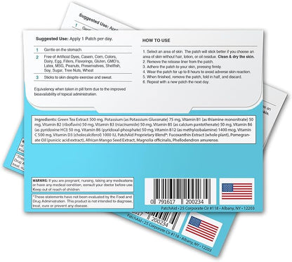 Metabolism Plus Topical Patch by PatchAid 30-Day Supply