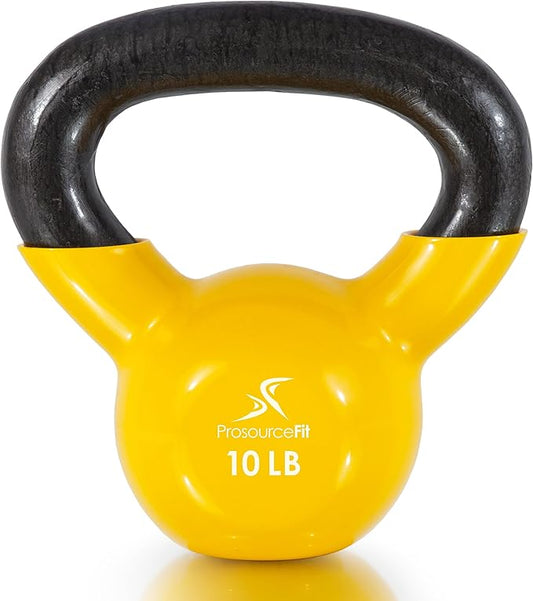 ProsourceFit Vinyl Coated Cast Iron Kettlebells for Full