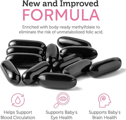 Zahler Prenatal Vitamin with DHA & Folate - DHA Supplements & Prenatal Multivitamin for Mother and Child - Kosher Prenatal DHA Prenatal Vitamins with Iron, Pre Natal Softgels (120 Count (Pack of 1))