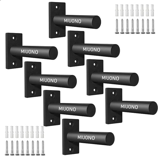 Weight Plate Holder, 8 Pack Weight Plate Rack, Fit for 2 Inch Olympic Plate Storage Home Gym