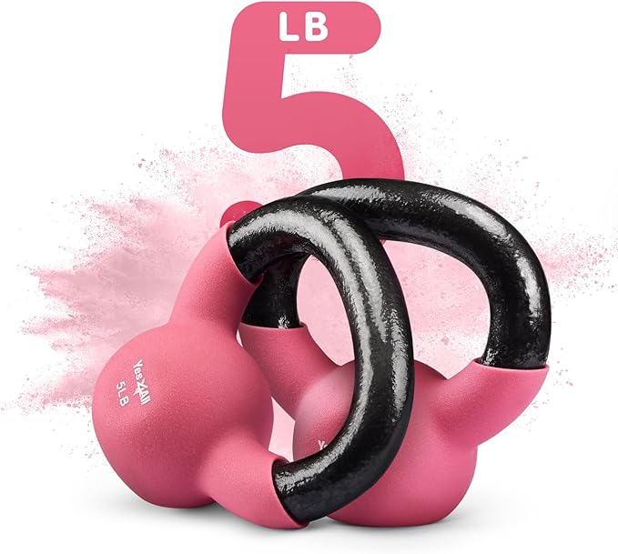 Yes4All Neoprene Coated/Adjustable Kettlebell & Kettlebell Sets -
