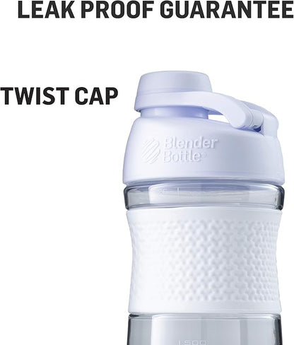 BlenderBottle SportMixer Shaker Bottle Perfect for Protein Shakes and Pre Workout, 20-Ounce, Rose
