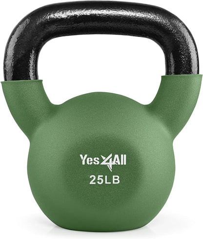Yes4All Neoprene Coated/Adjustable Kettlebell & Kettlebell Sets -