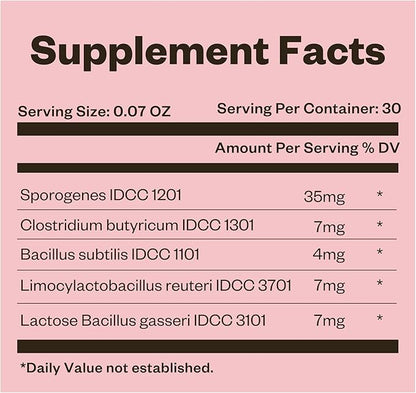 Kids Probiotics Powder (30 Sticks, 30 Days) - Support Healthy Immune & Digestive System, Strawberry Milk Flavor for Children 3-12. Bifidobacteria, Vitamin D, Zinc. Mouth-Dissolving Formula.