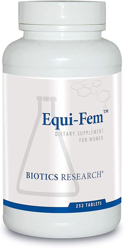 Biotics Research Equi Fem Multi Vitamin Mineral Supplement for Women. High Dose Multi for Pre-Menstrual Support. Black Cohosh. Dong Quai. Digestive Enzyme Support 252 Tabs