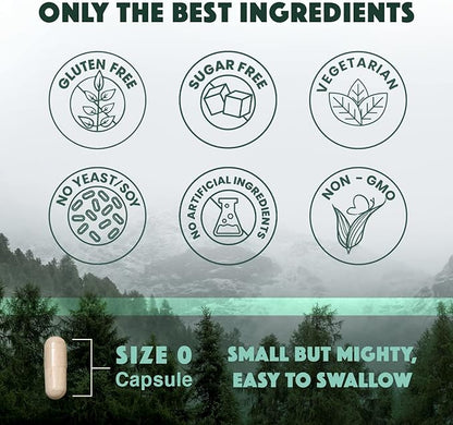 Natural Rhythm Triple Calm Magnesium 150 mg - 120 Capsules – Magnesium Complex Compound Supplement with Magnesium Glycinate, Malate, and Taurate. Calming Blend for Promoting Rest and Relaxation.