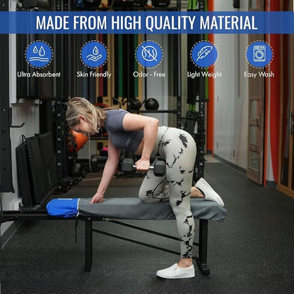 Protective Microfiber Weight Bench Cover 2 Built-In