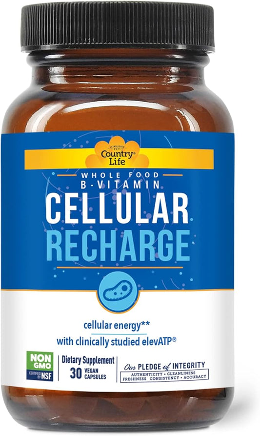 COUNTRY LIFE B Vitamin Cellular Recharge, 30 CT