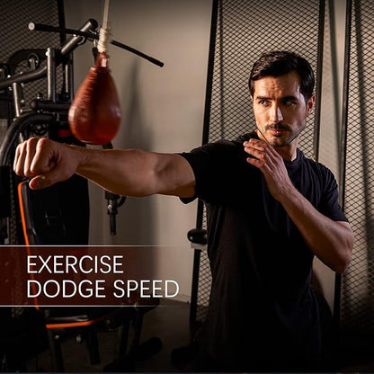 Speed Bag & Slip Ball for Boxing Reflexes & Reaction Practice, Perfect for MMA or Combat Sports