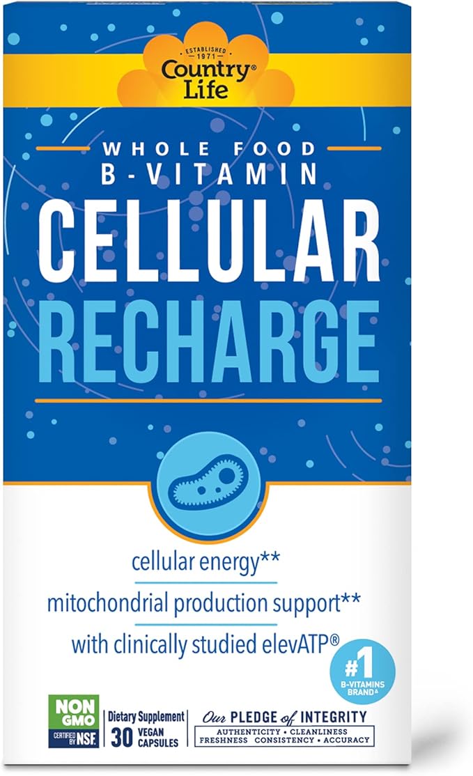 COUNTRY LIFE B Vitamin Cellular Recharge, 30 CT