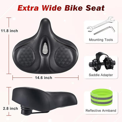 Zacro Bike Seat Comfort for Women Men