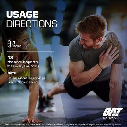 GAT Sport Essentials Caffeine Metabolism and Performance, 100 Tablets