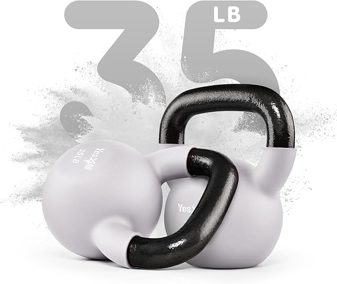 Yes4All Neoprene Coated/Adjustable Kettlebell & Kettlebell Sets -