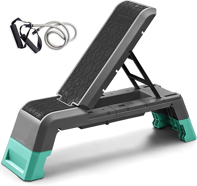 leikefitness Multifunctional Aerobic Deck with Cord Workout Platform