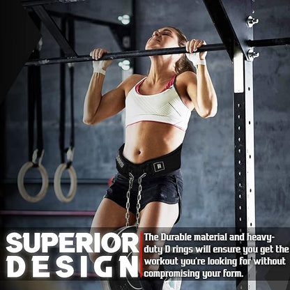 RIMSports Dip Belt For Weight Lifting - Weighted