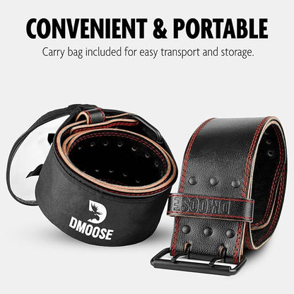 DMoose Fitness Weight Lifting Belt for Men and 5mm Thick