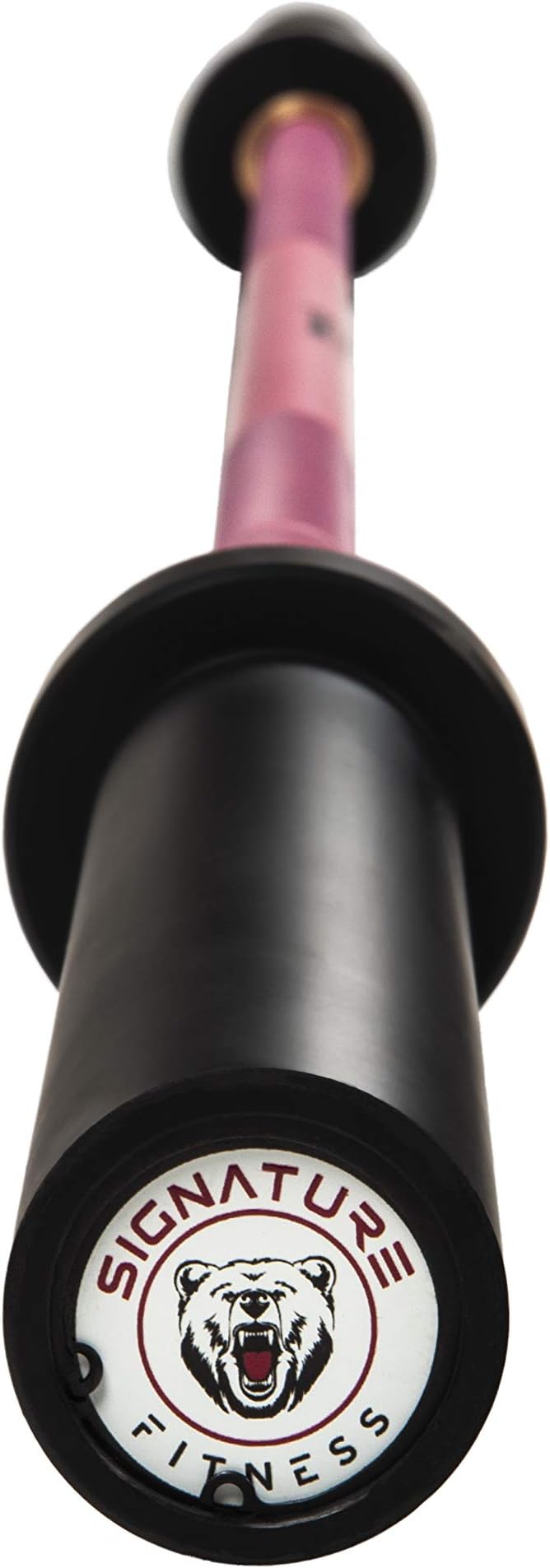 Signature Fitness Olympic Cerakote Barbell – for Home 190K PSI 1,500-Pound Capacity,
