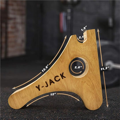 Yes4All Deadlift Jack/Barbell Stand – Holds 600lb Barbell Plates for Deadlift Exercise, Squat Wedge for Squat/Weight Training