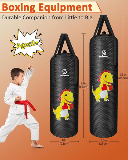 Kids Water Punching Bag - 30kg/66lbs Water-Filled Sandbag, High-Bounce PVC Anti-Leak Design, Durable Training Bag for Karate Taekwondo MMA (Green)