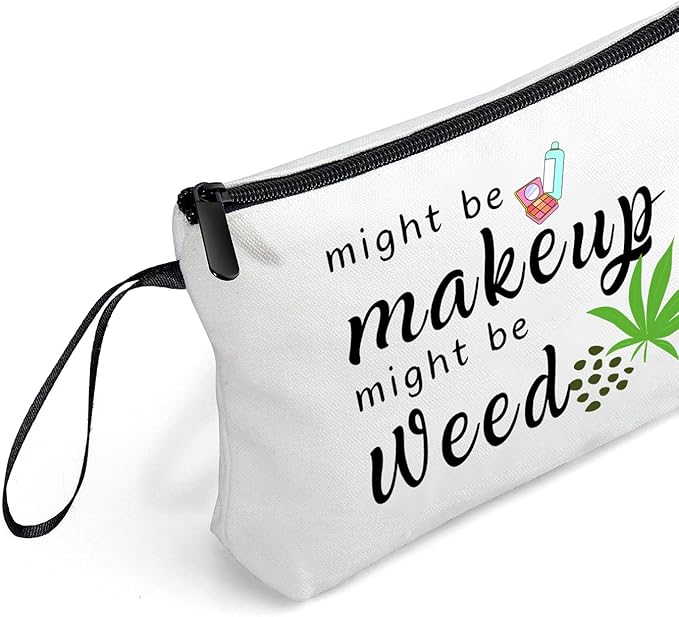 Weed Accessories, Girls Makeup, Preteen Girl Gifts, Funny Weed Makeup Cosmetic Bag