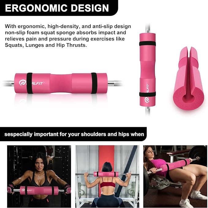 Barbell Pad Squat Pad for Squats—Squat Bar Pad—Great