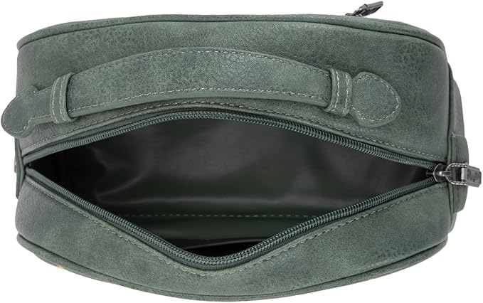 Wrangler Makeup Pouch Bag Mini Western Toiletry Purse Cosmetic Organizer Paisley Travel Pouch for Women