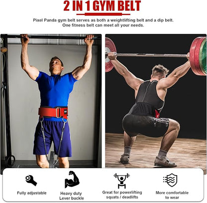 【Design Patents】Weight lifting belt 2-in-1 Weightlifting & Dip