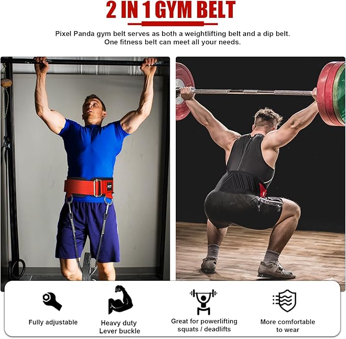 【Design Patents】Weight lifting belt 2-in-1 Weightlifting & Dip
