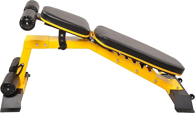 Signature Fitness Heavy Duty Adjustable and Foldable Utility