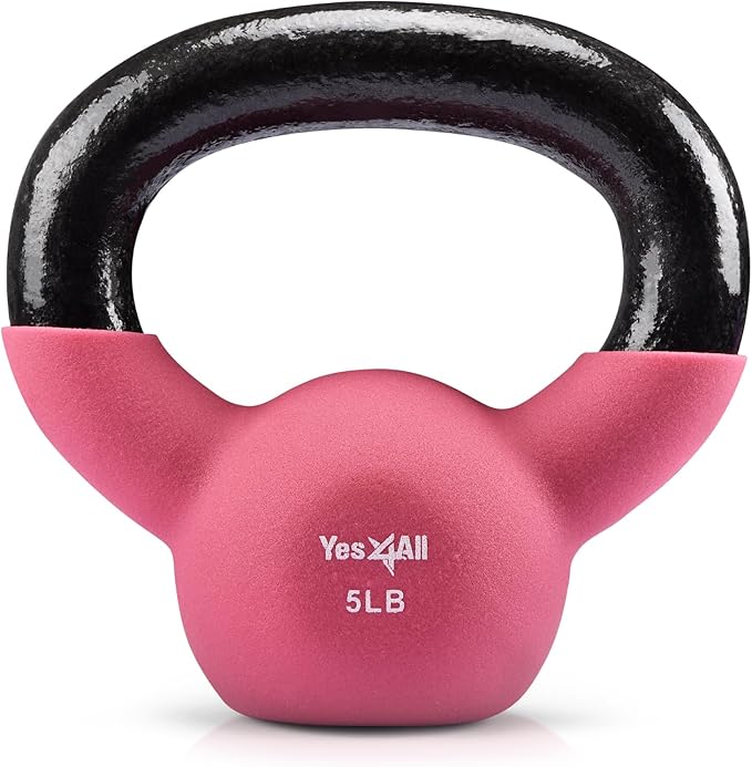 Yes4All Neoprene Coated/Adjustable Kettlebell & Kettlebell Sets -