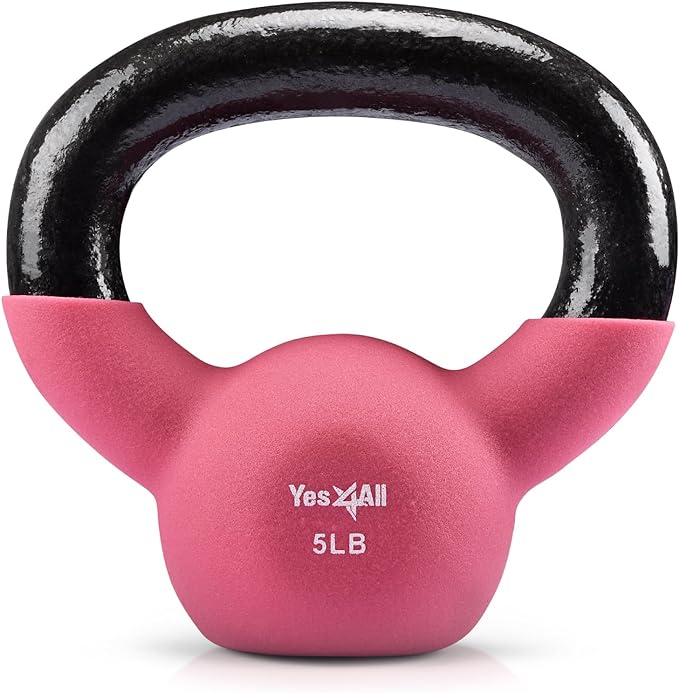 Yes4All Neoprene Coated/Adjustable Kettlebell & Kettlebell Sets -