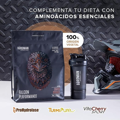 BIRDMAN Falcon Performance Premium Sport Protein Powder Plus Creatine, 31g Protein and 5g Creatine per Serving, No Inflammation, No Acne, Chocolate Flavor | 1.9Kg