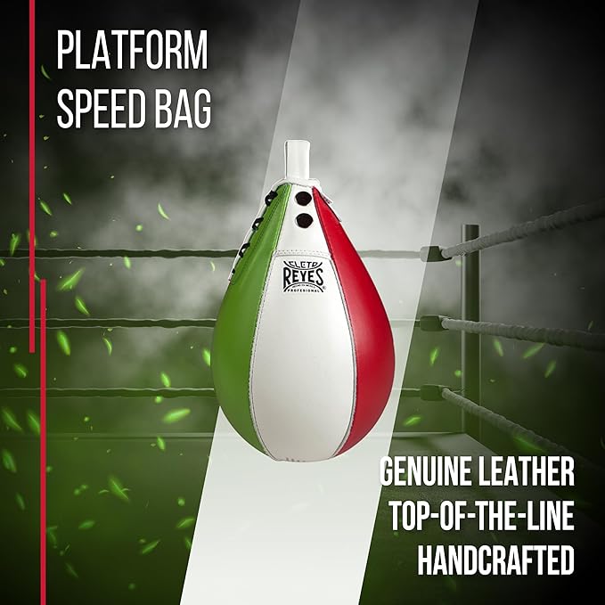 CLETO REYES Platform Leather Punching Speed Bag for Boxing, MMA, Muay Thai, Training Equipment